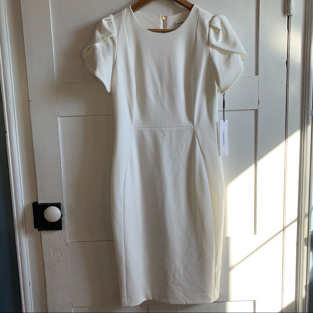 NEW White Calvin Klein Dress